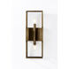 Santa Clara 2 Light 6.5 inch Patina Brass ADA Wall Sconce Wall Light